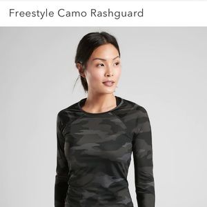 Athleta Freestyle Camo Rashguard